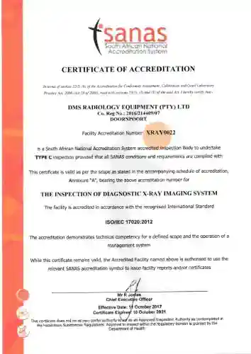 SANAS-accredited X-ray inspection services – IME MED